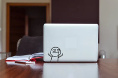 Middle Finger Smilie Emoji Car Sticker Car Decal Sticker Vinyl Social Instagram Friends Dog Cat Kids Gift Gift Idea Tuner